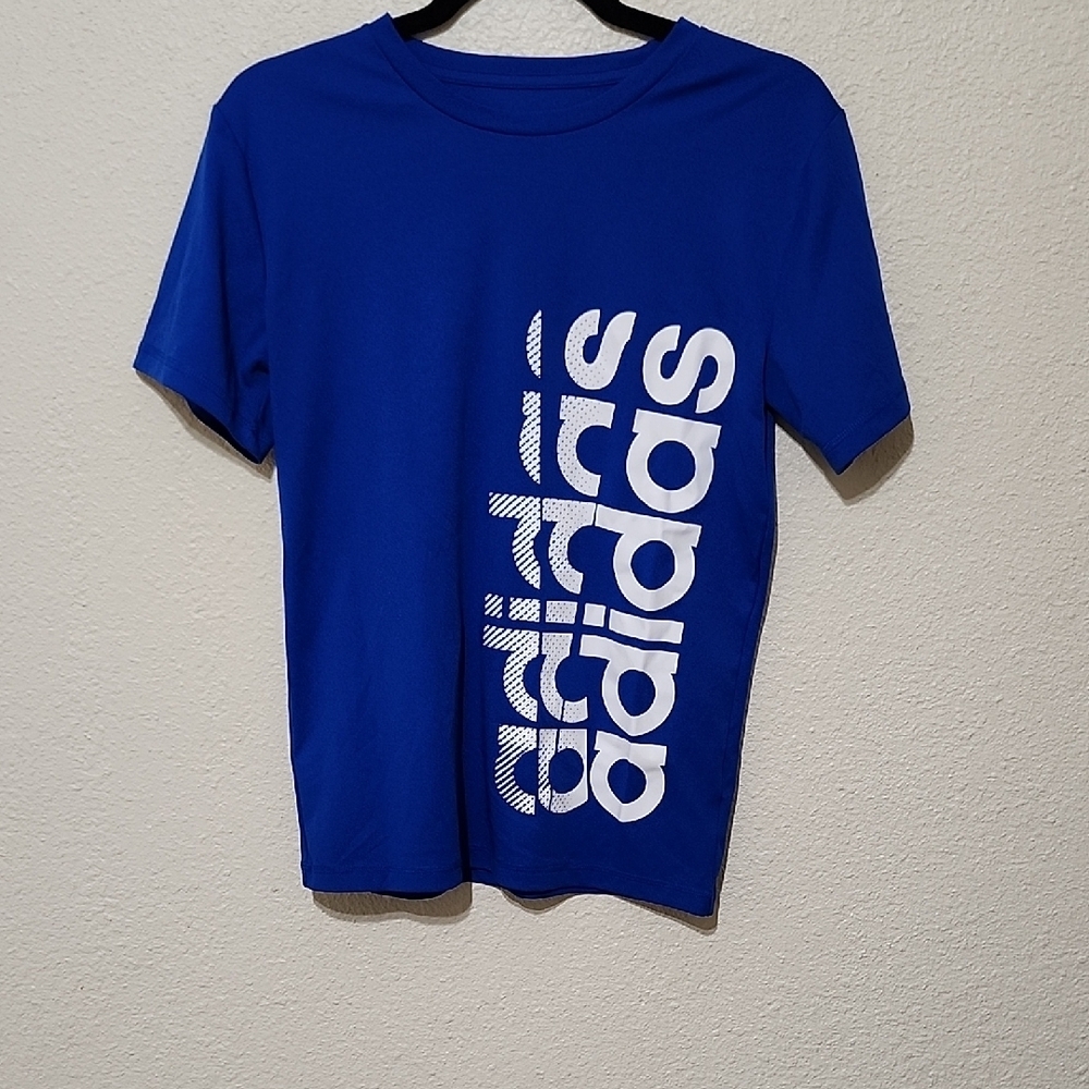 Adidas Blue Graphic Tee